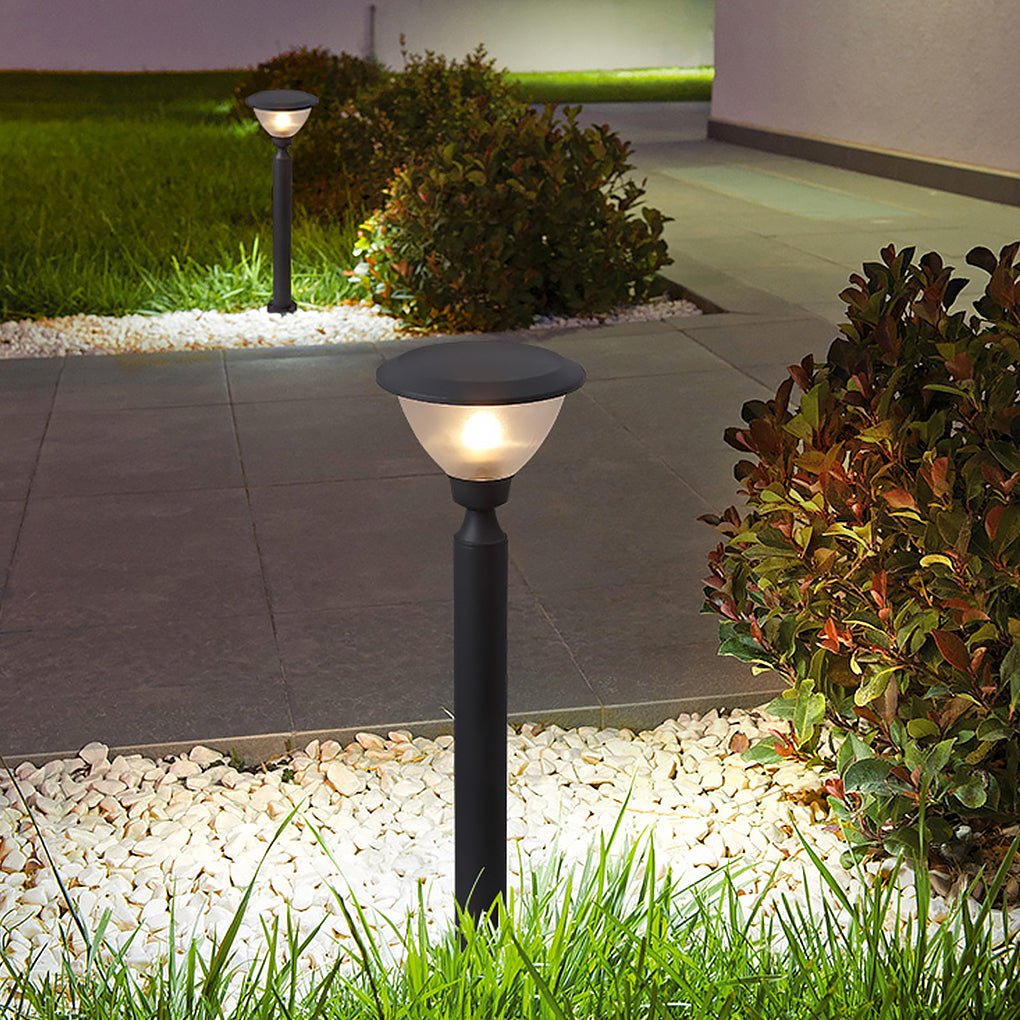 Round & Square Outdoor Bollard Light — Die-Cast Aluminum, E27, IP54 Weatherproof