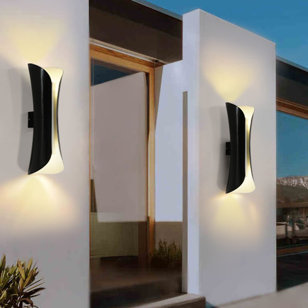 waterproof outdoor wall lights nordic minimalist led wall sconces