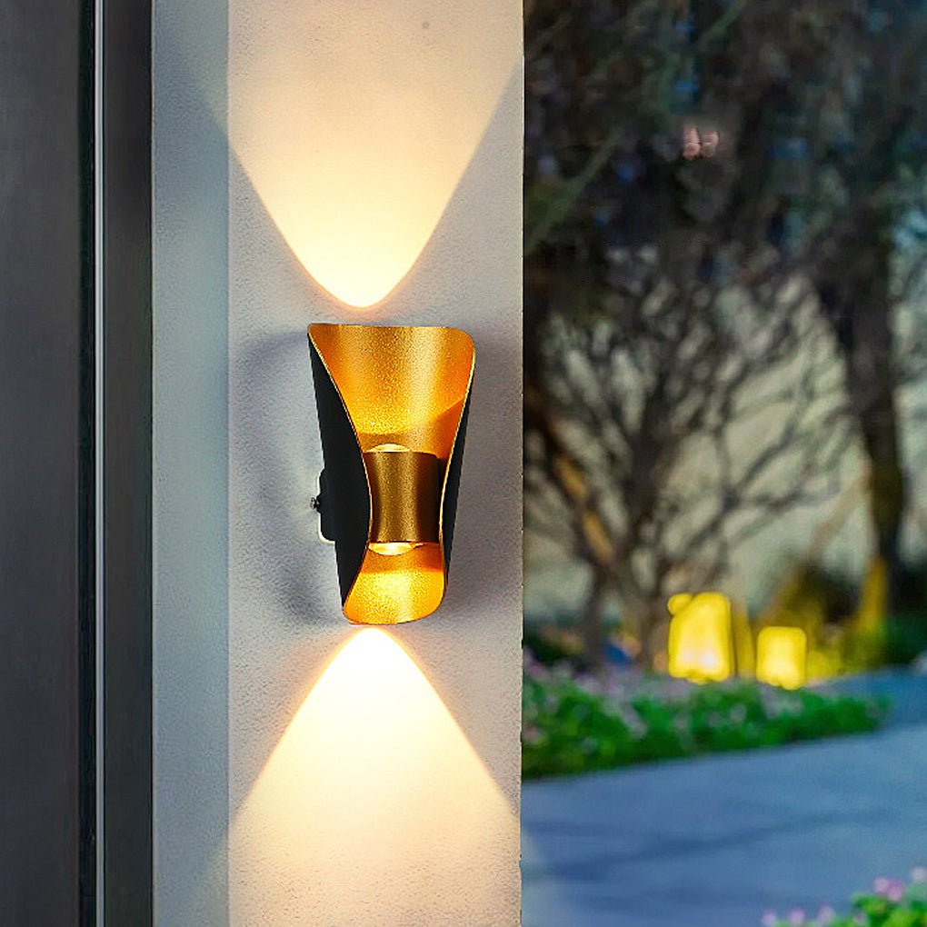 waterproof outdoor wall sconces unique creative up and down lights wall lamp