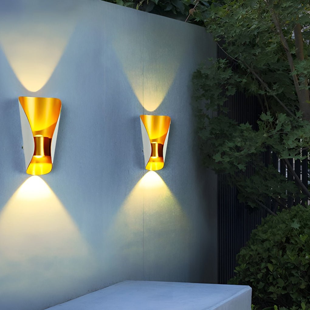 waterproof outdoor wall sconces unique creative up and down lights wall lamp