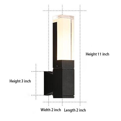 waterproof outdoor wall updownlight for garage and exterior use