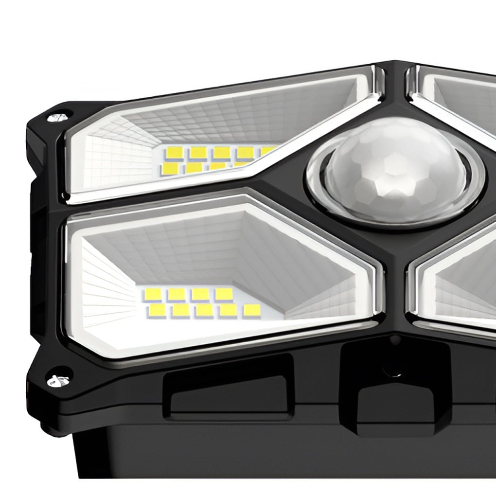 waterproof solar motion sensor led wall lamp outdoor garden sconces