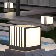 waterproof square outdoor column deck fence post light for your garden