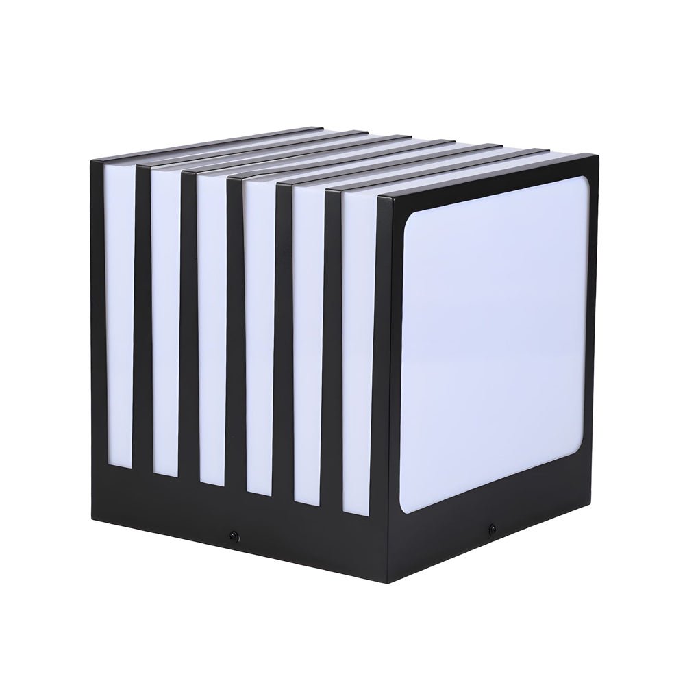 waterproof square outdoor column deck fence post light for your garden