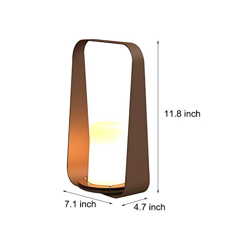 Modern Outdoor Portable LED Table Lamp - Waterproof and USB Rechargeable Luxe