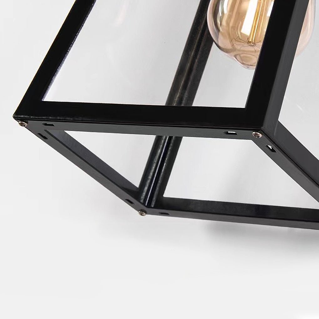 waterproof vintage industrial style glass wall sconce outdoor wall lamp