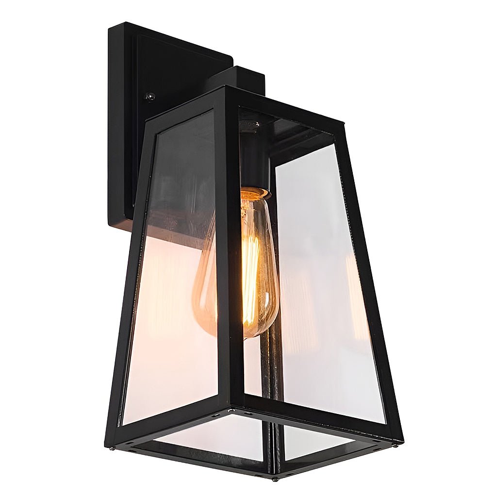waterproof vintage industrial style glass wall sconce outdoor wall lamp