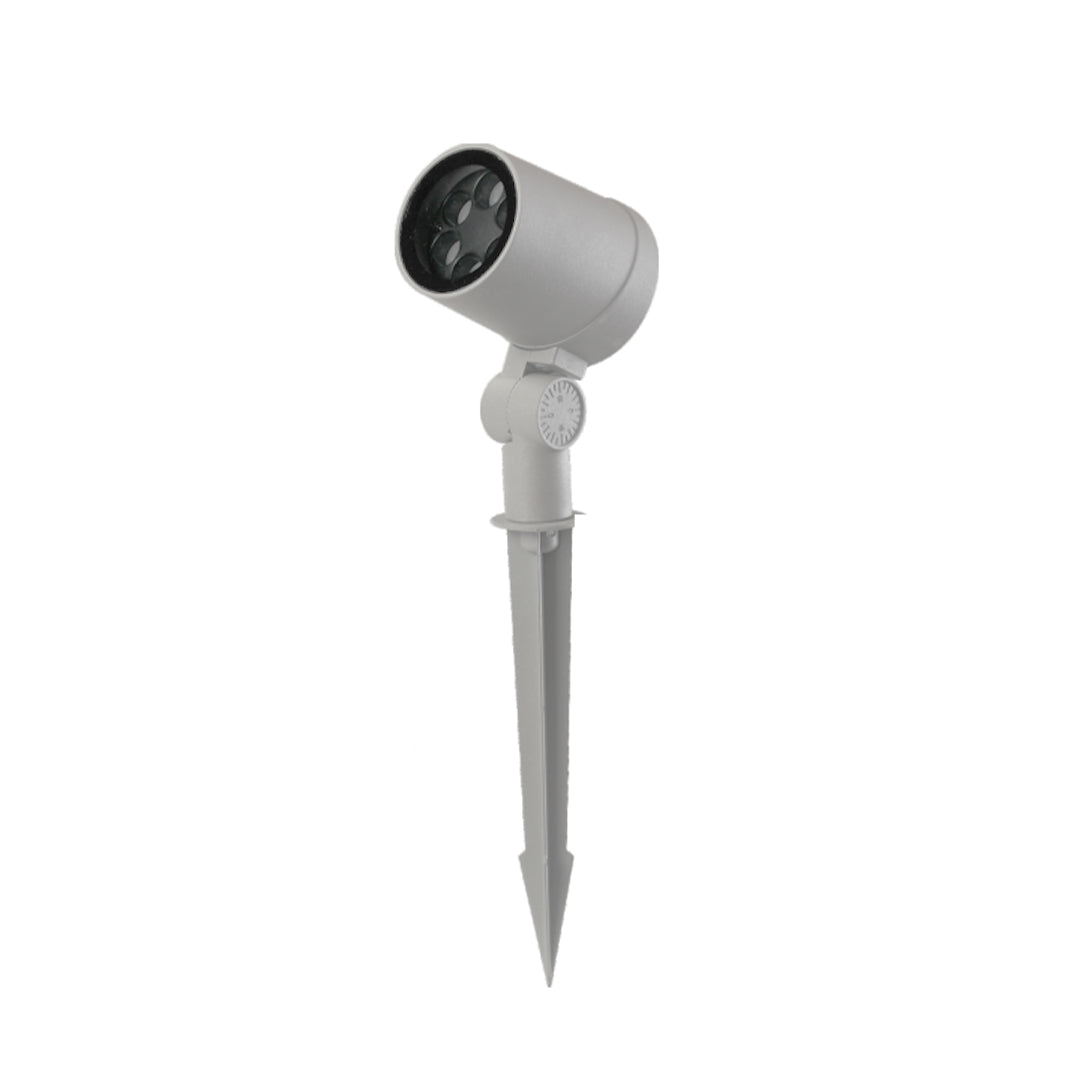 LED Landscape Ground Spotlight — Die-Cast Aluminum, 3000K, IP65, DC24V, 6W–24W