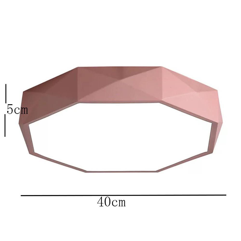 Modern Geometric Globe Flush-Mount Ceiling Light — Metal & PVC, 20W LED, Dimmable, Remote Control, 3000K–5400K, 16"