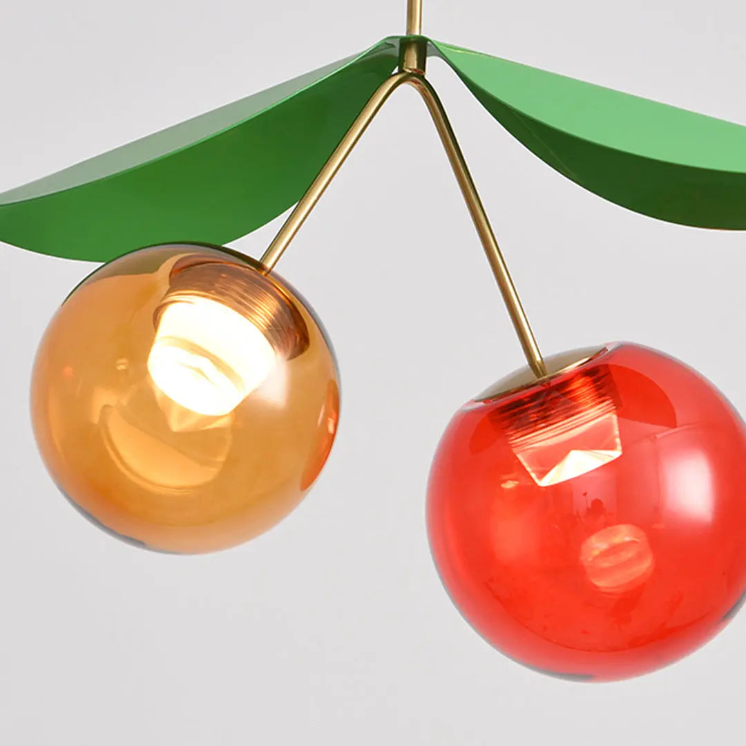 Modern Nordic Dual-Head LED Table Lamps with Stained Glass Design - Creative Cherry Style Luxe