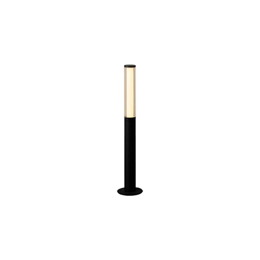 Minimalist LED Bollard Garden Light — Aluminum, High-Transparency Glass, IP65, Ra90, 4 Heights
