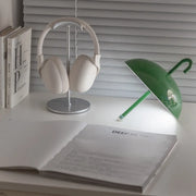 Portable USB Rechargeable Dimmable LED Touch Table Lamp with Umbrella Design Luxe
