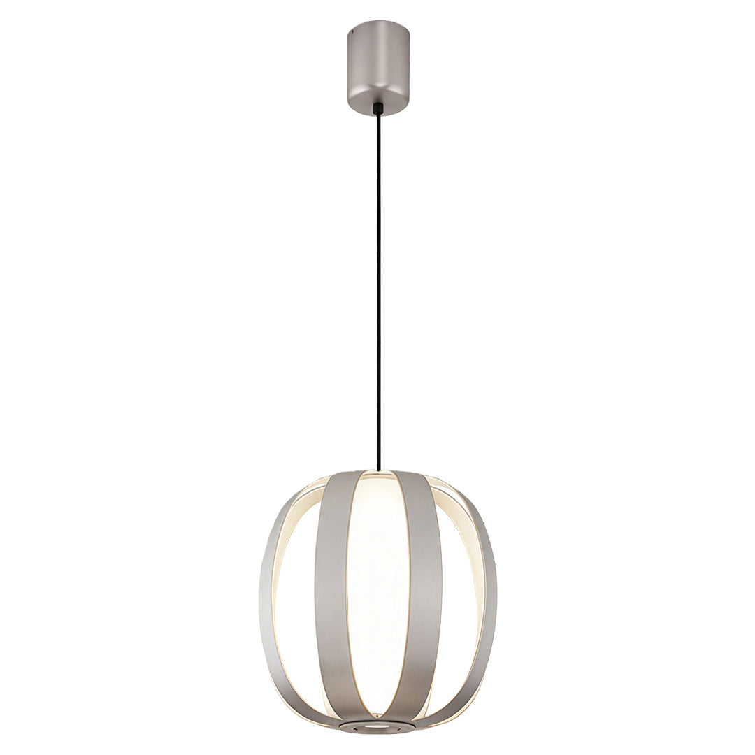 Minimalist Lantern Pendant Light — Aluminum & Acrylic, 15W LED, 4000K, Adjustable Chain