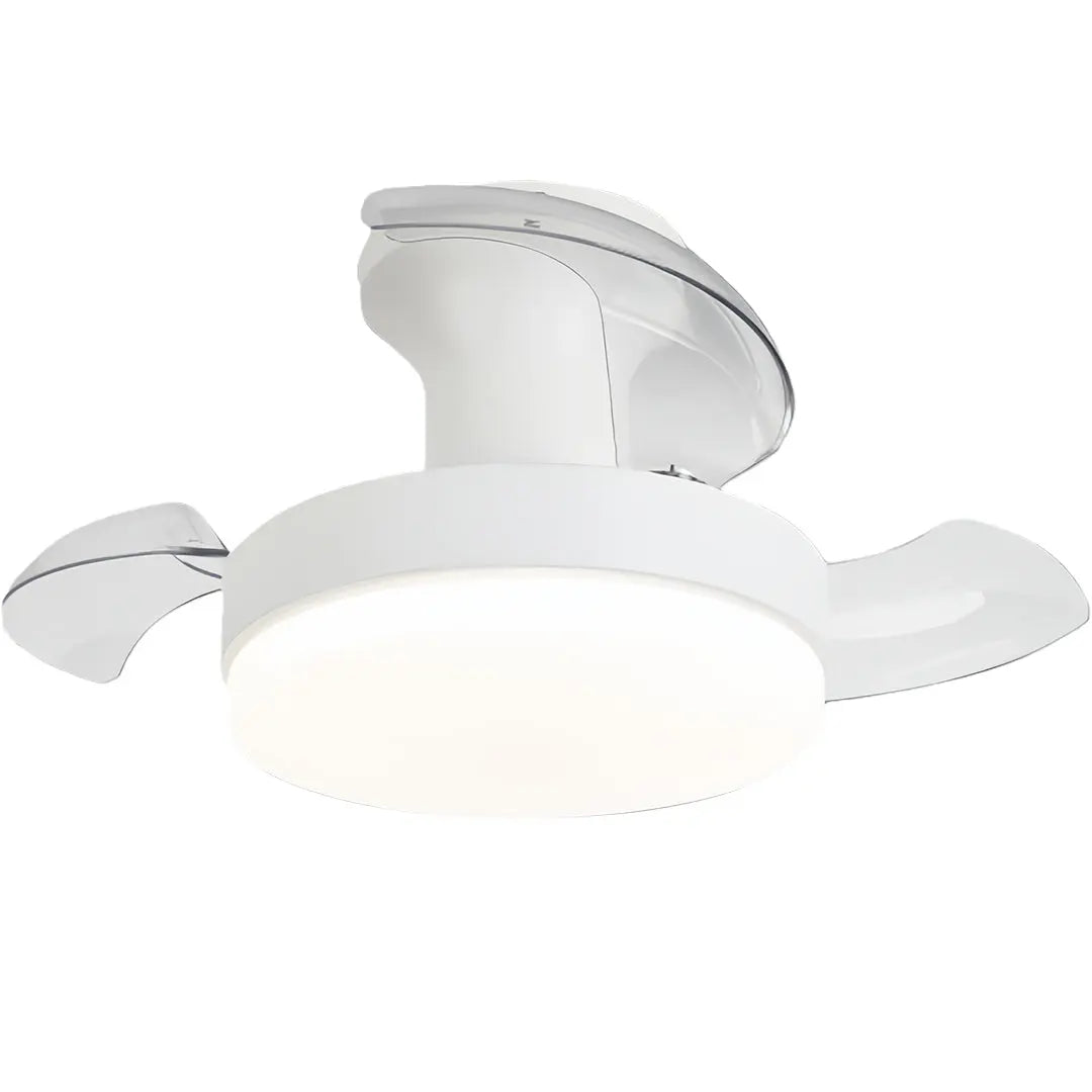 Silent Motor LED Ceiling Fans with Lights and Stepless Dimming Luxe
