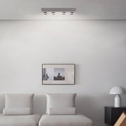 white led flush mount light with 68 peg rectangles