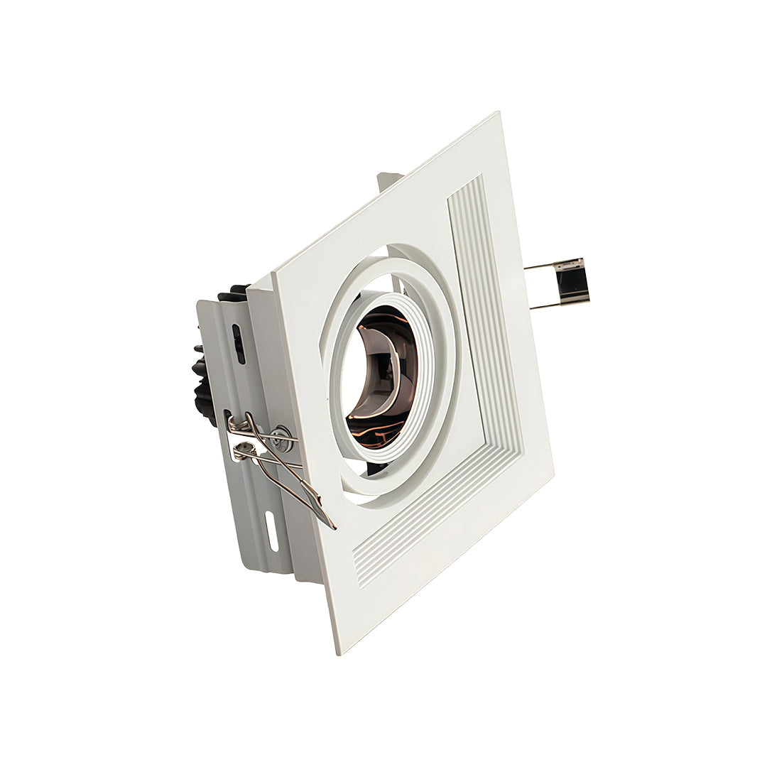 Anti-Glare LED Recessed Spotlight — Aluminum, Ra98 CRI, 24° Beam, 3000K / 4000K / 6000K, Single / Double / Triple-Head