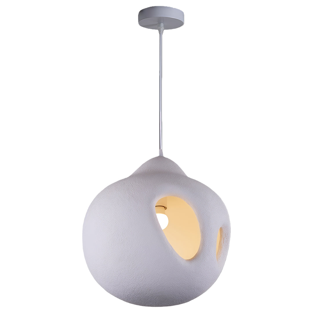 Wabi-Sabi Pendant Light — Metal, PS Shade, E27, 15.75" Wide, 59.1" Adjustable Chain