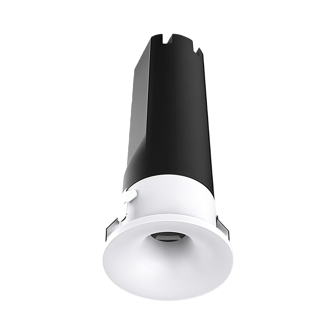 Arc-Shaped Mini LED Recessed Spotlight — Aluminum, Deep Anti-Glare, 15° Beam, 6W–7W, 3000K / 4000K / 6000K