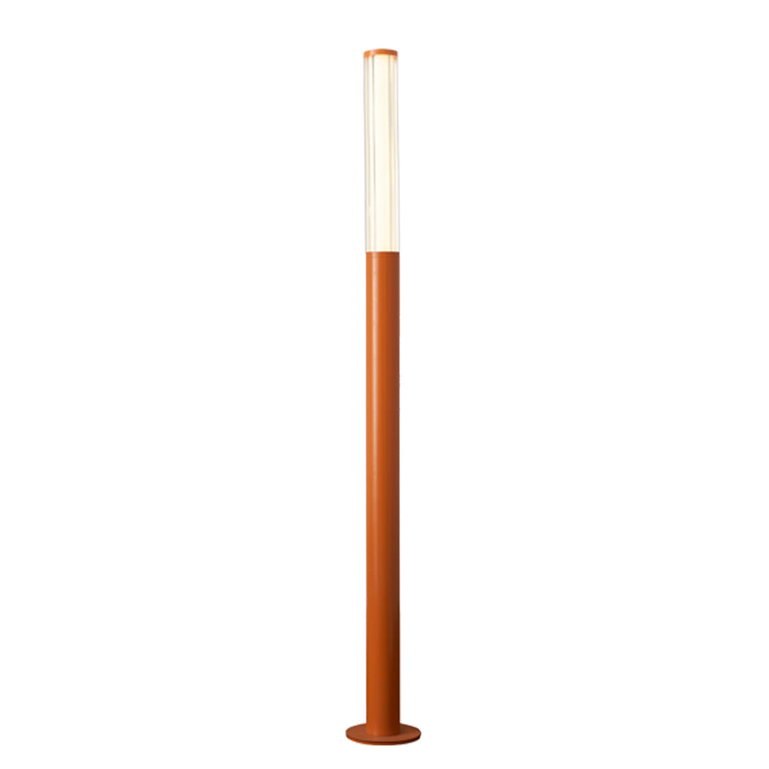 Minimalist LED Bollard Garden Light — Aluminum, High-Transparency Glass, IP65, Ra90, 4 Heights