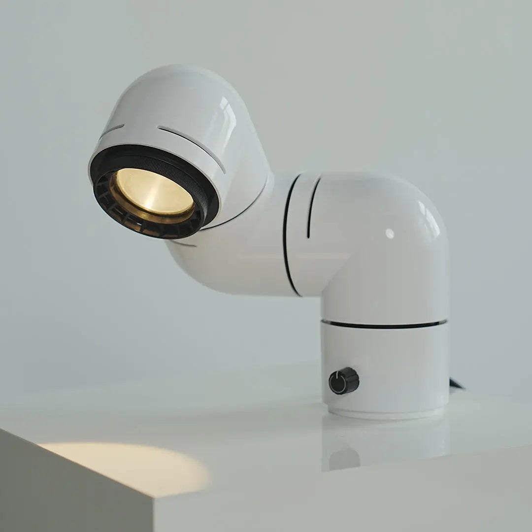 Modern Rotating Pipe Table Lamps: Creative Statement Lighting Luxe