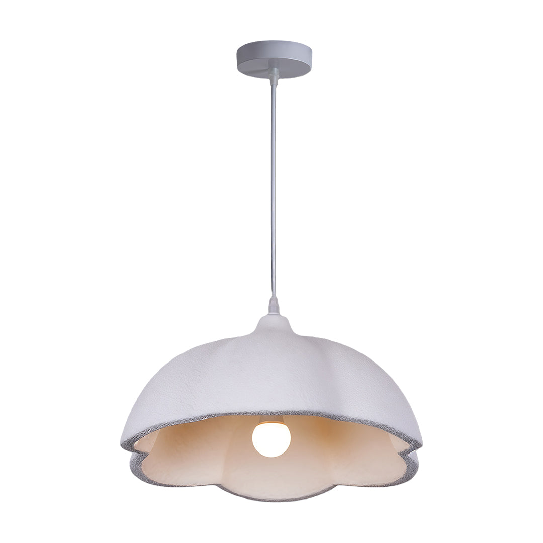 Wabi-Sabi Adjustable Pendant Light — Metal and PS, 15.75" Bowl, E27, 59.1" Chain