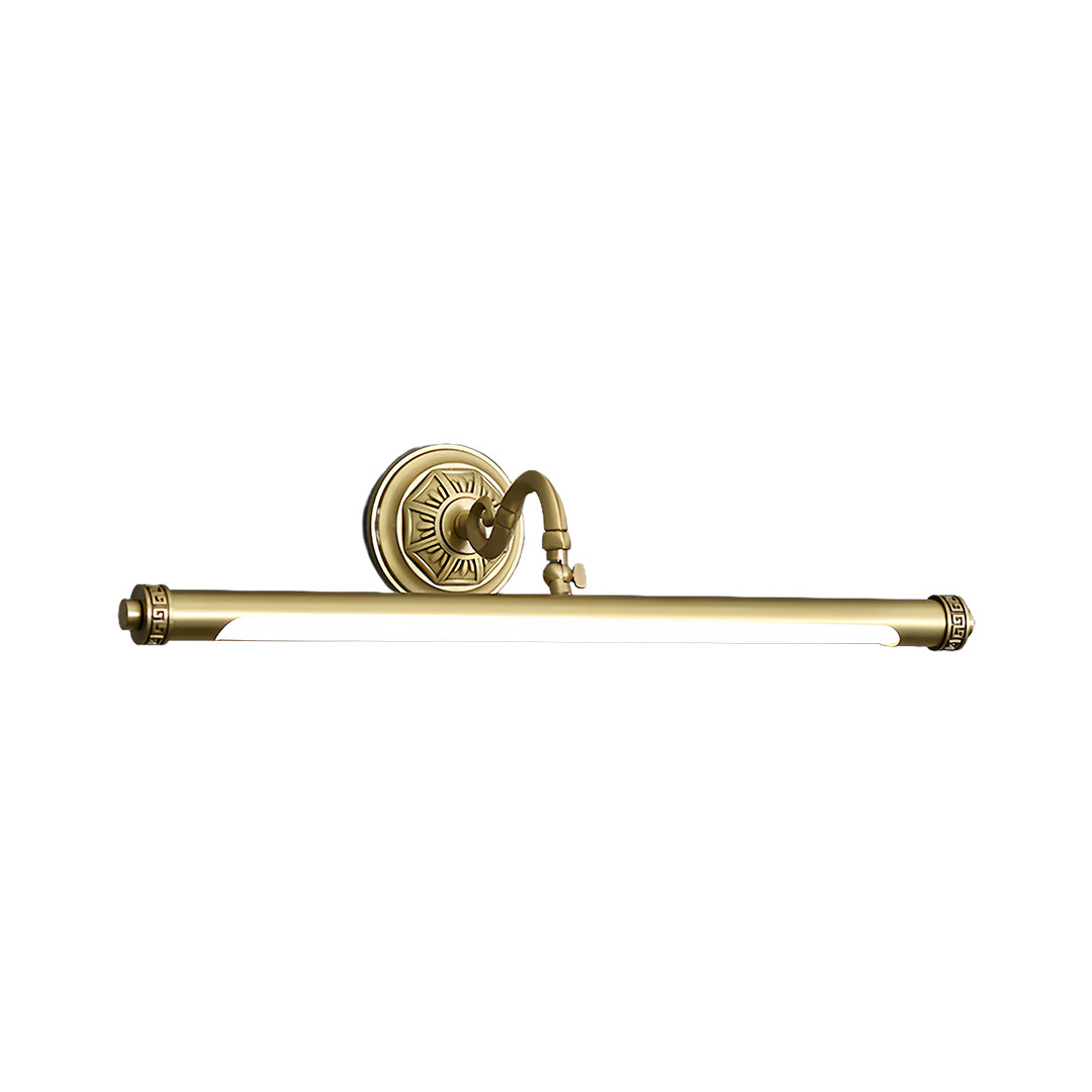 Gold Bathroom Vanity Light Bar — Full Copper, LED, 180° Adjustable, 7W / 9W / 12W, Multi-Color Temperature
