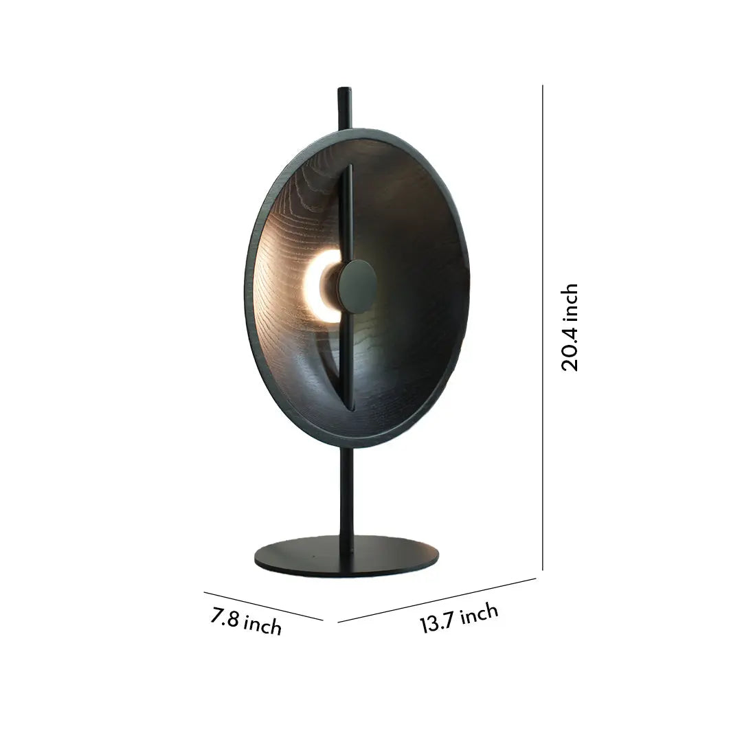 Modern Minimalist Wood Table Lamp - Artistic Design Luxe
