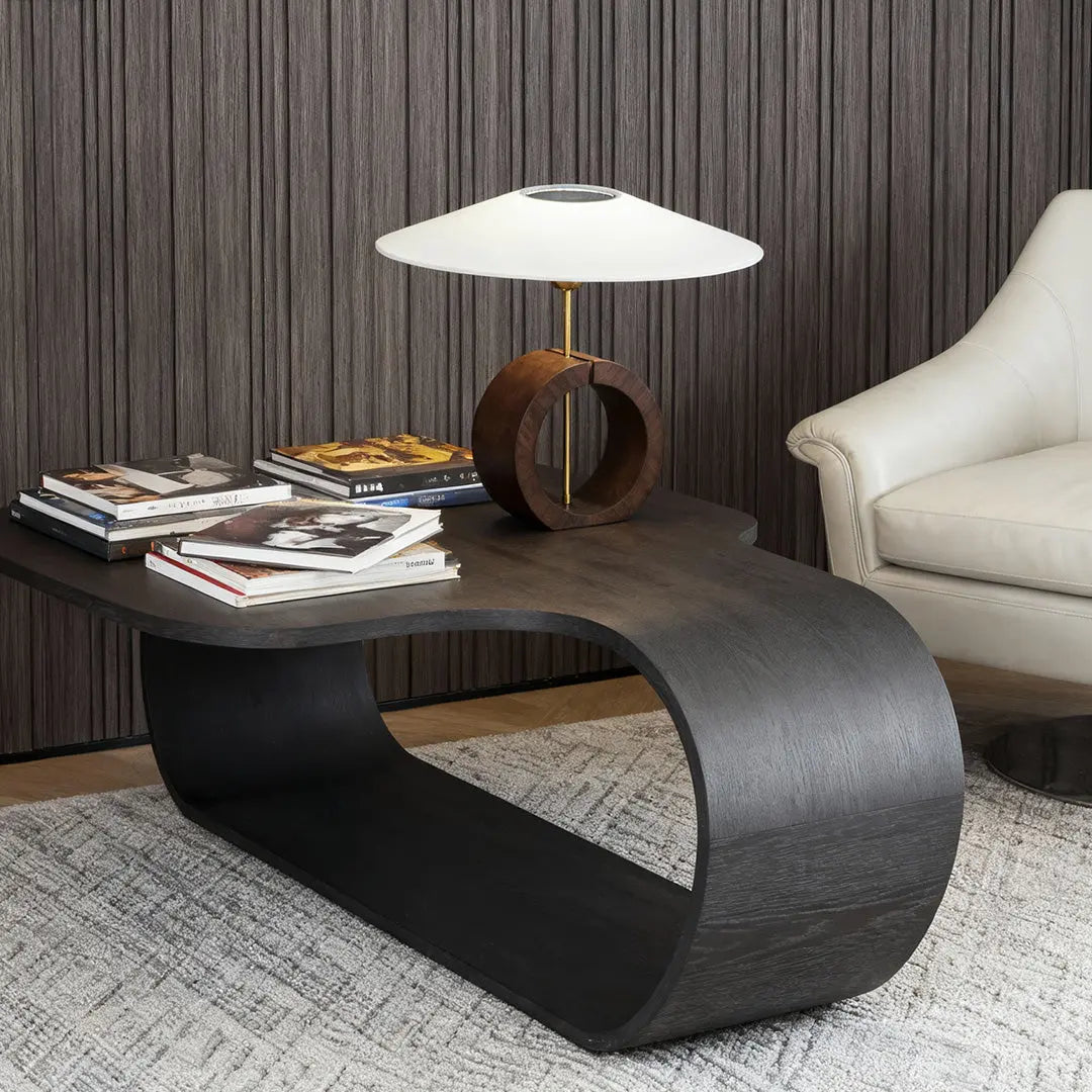 Nordic Minimalist Luxury Natural Wood Table Lamp - Creative Design Luxe