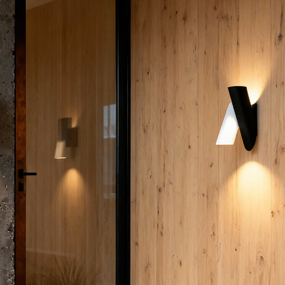 Waterproof Outdoor Geometric Up and Down Wall Lights