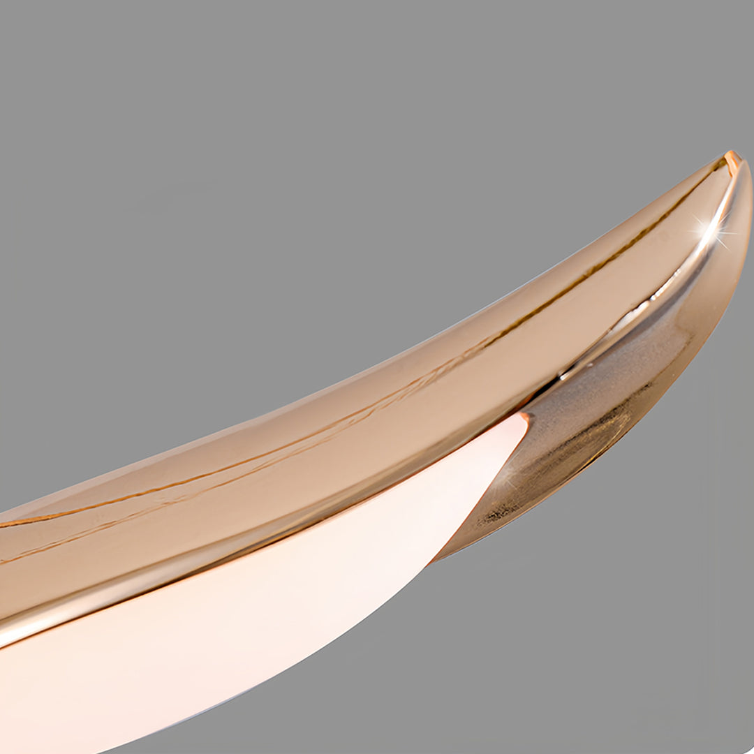 Seagull Multi-Light Pendant — Rose Gold Iron, Acrylic 3D Shadow, 1-, 3-, or 5-Head LED, Dual Color Temperature