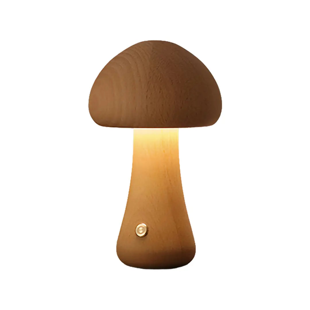 Simple LED Decorative Table Lamp - Mushroom Design for Nighttime Use Luxe