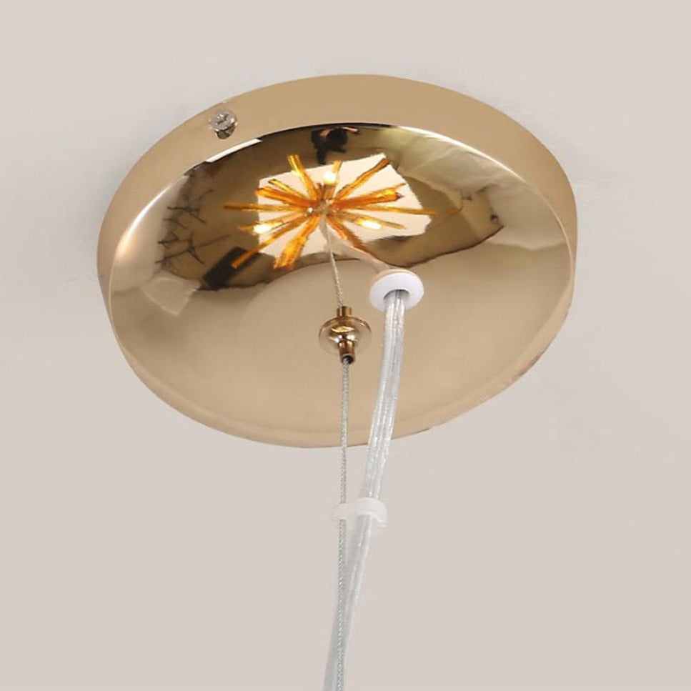 Modern 9-Light LED Metal Chandelier — Gold or Gray, 22" Diameter, 3000K Warm White, Adjustable Chain