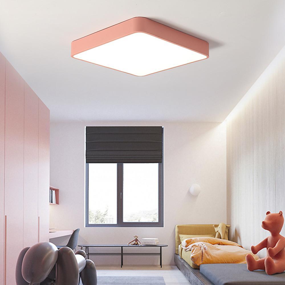 square led flush mount light for kids rooms and living spaces ceiling lighting for bedrooms and playrooms