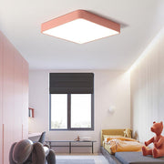 square led flush mount light for kids rooms and living spaces ceiling lighting for bedrooms and playrooms