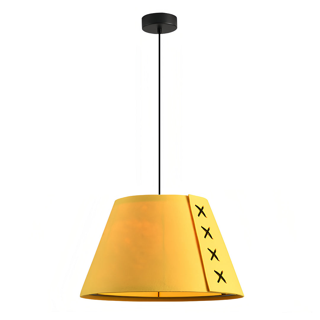 Acoustic PET Felt Bowl Pendant — Modern, E27, 13"–21" in 6 Colors, Sound-Absorbing
