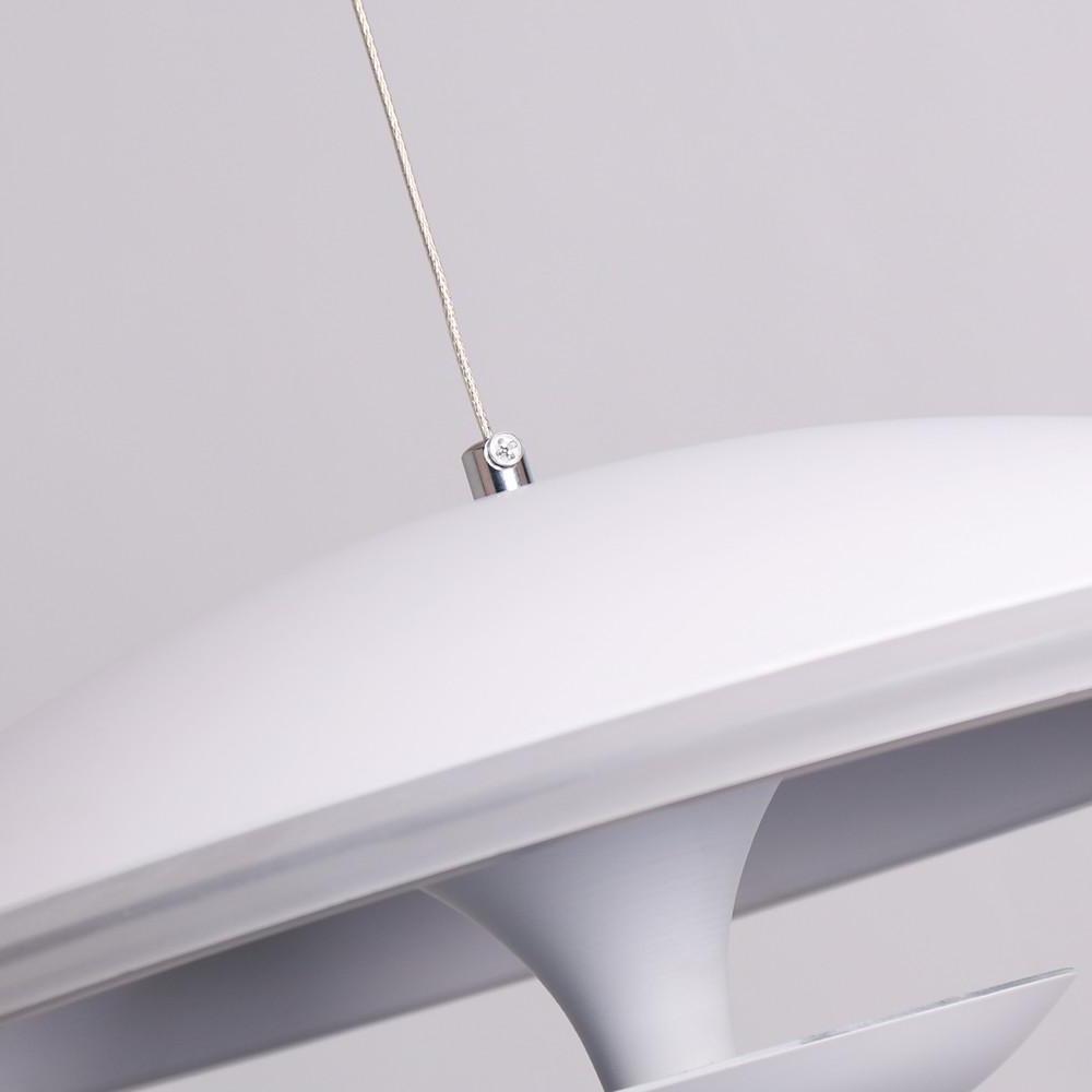 Modern Artistic Island Chandelier — Acrylic and Metal, LED Integrated, 40W, 3000K/6000K, 59" Adjustable Cord