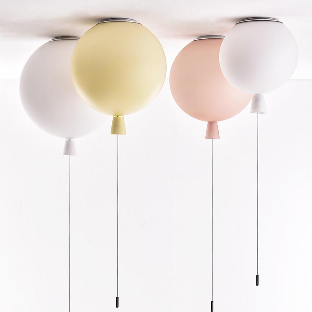 Air Balloon Flush-Mount Ceiling Light — Acrylic, LED, 1-Light, 8" or 12", 3000K / 6000K
